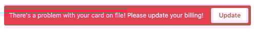 billing error notification