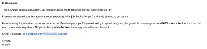 socialcaptain free trial email