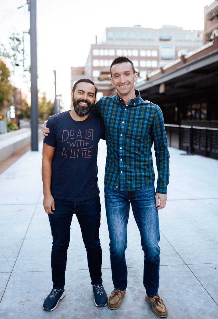 Pat Flynn (left) and Matt Gartland. SPI team photo