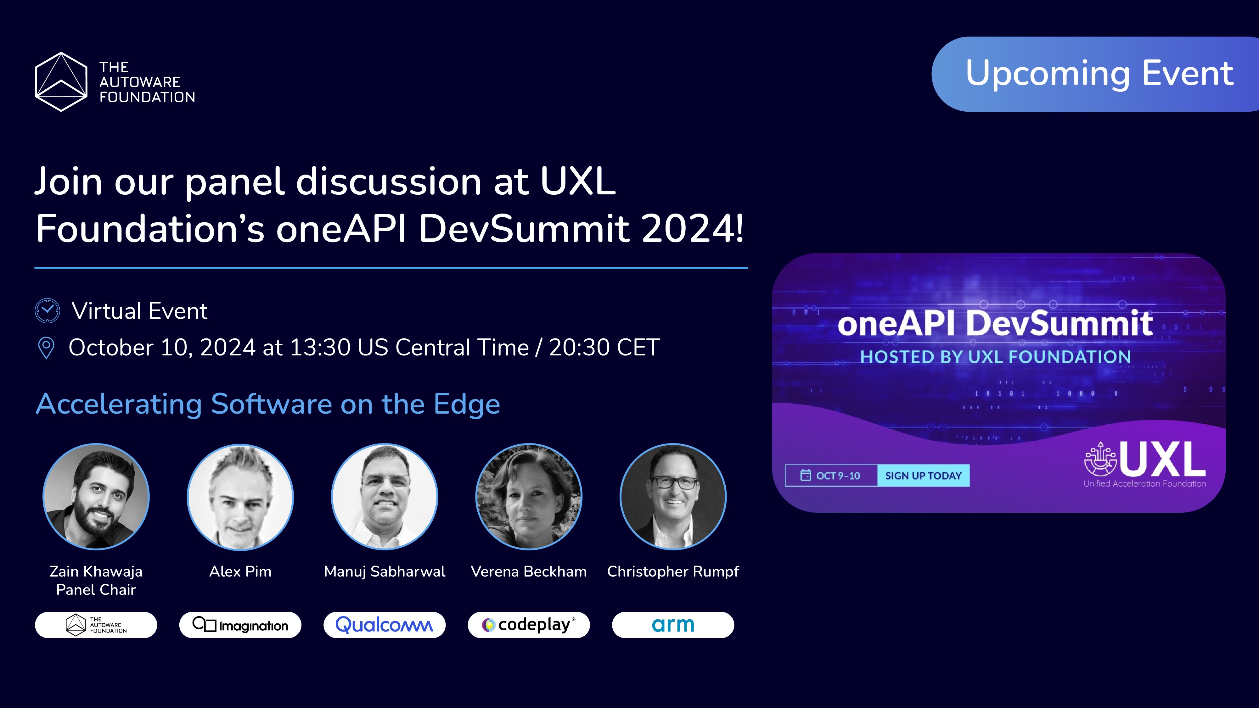 Panel Discussion at oneAPI DevSummit 2024