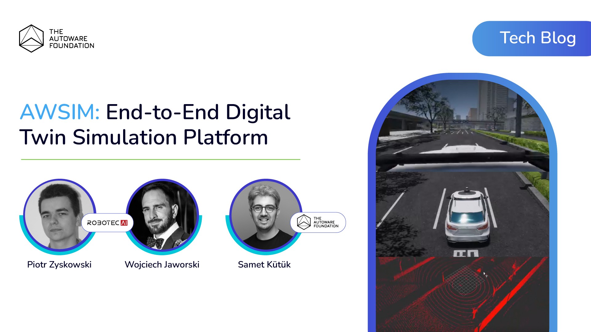 AWSIM: End-to-End Digital Twin Simulation Platform