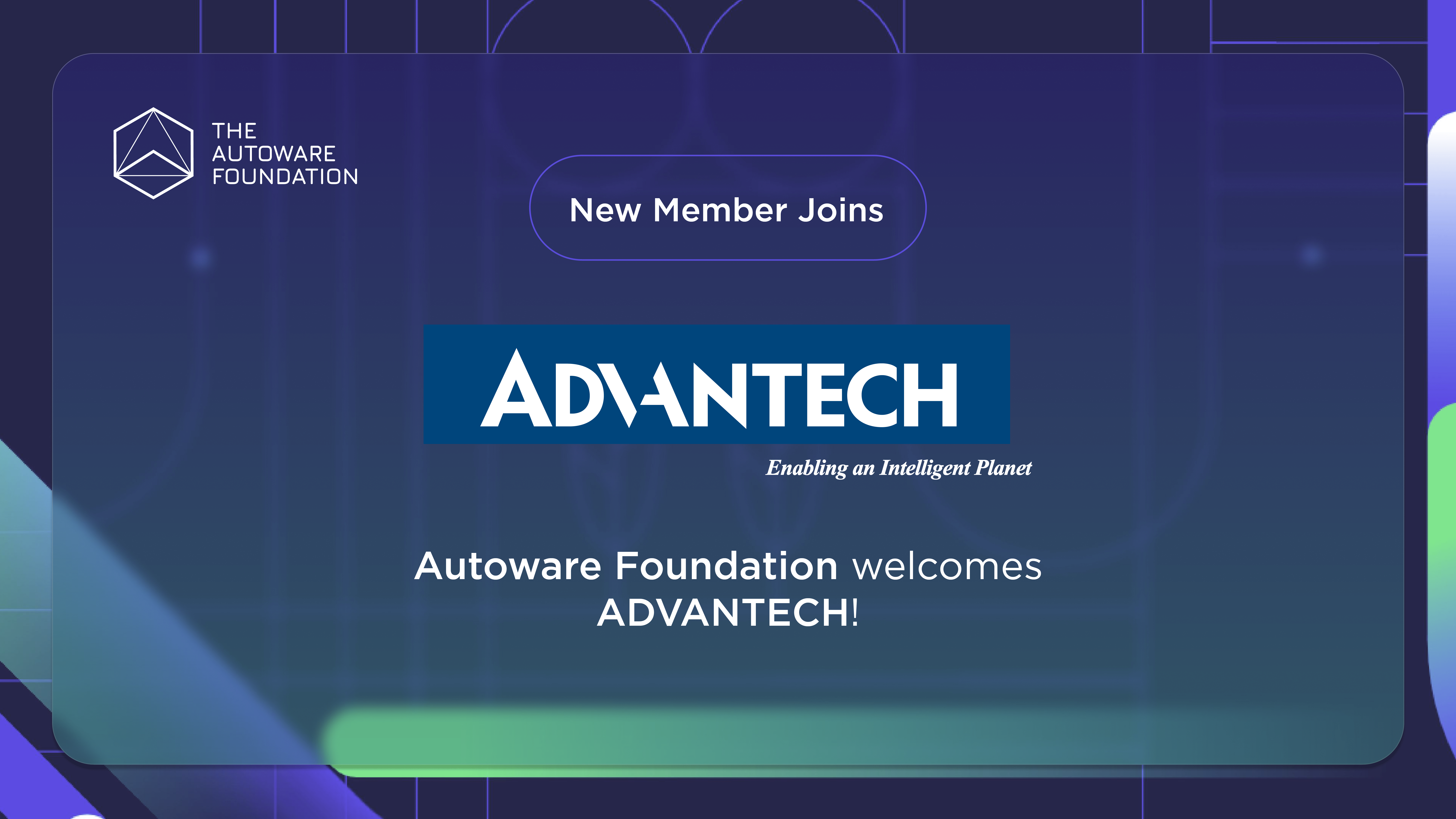 Advantech Joins the Autoware Foundation!