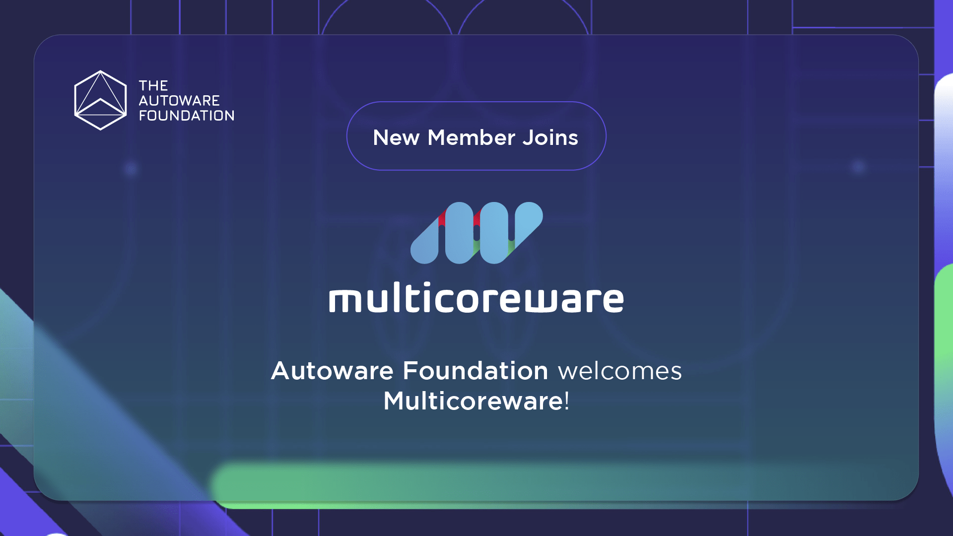 MulticoreWare joins the Autoware Foundation!