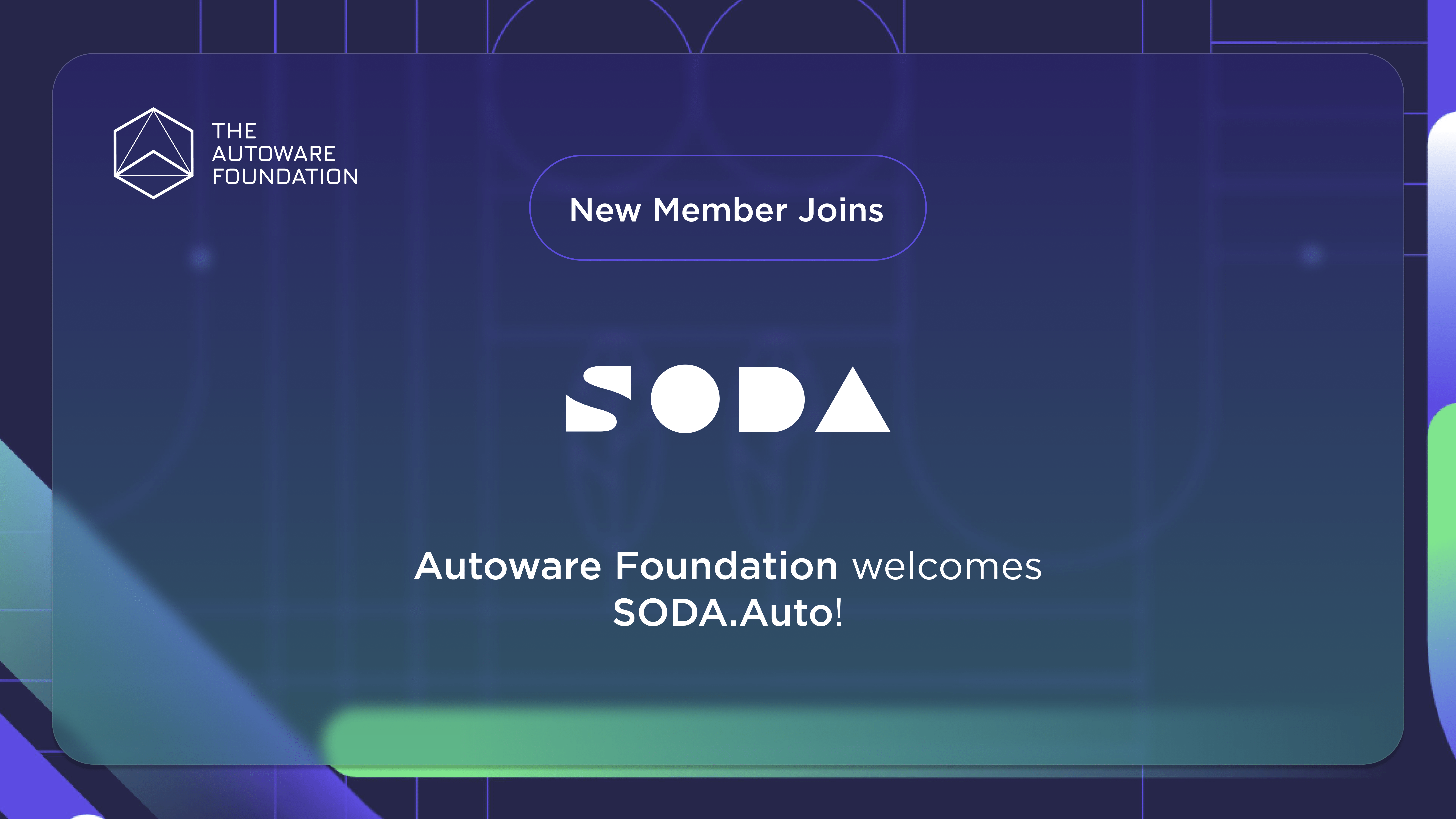 SODA.Auto joins the Autoware Foundation!