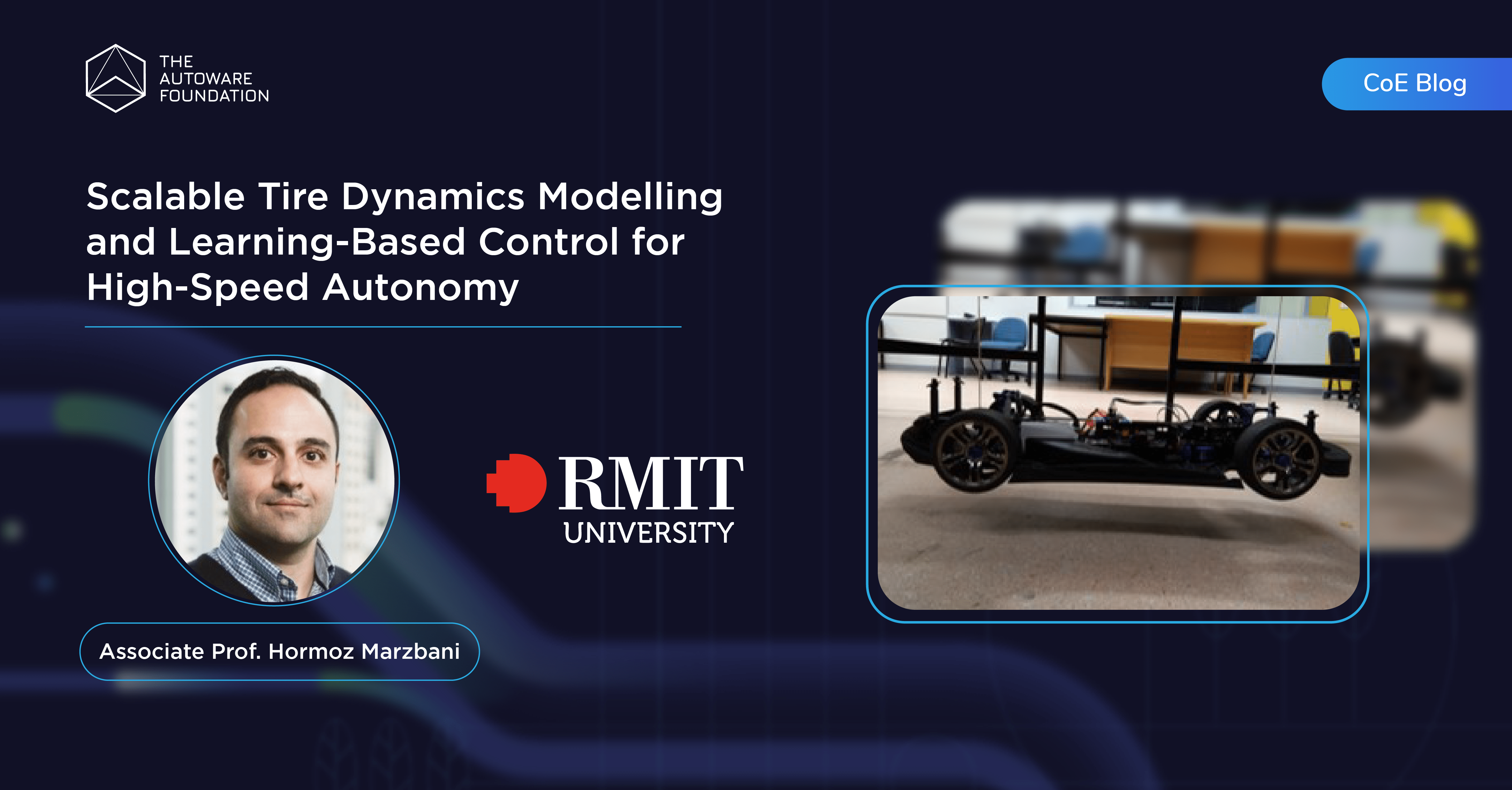 Scalable Tire Dynamics Modelling and Learning-Based Control for High-Speed Autonomy