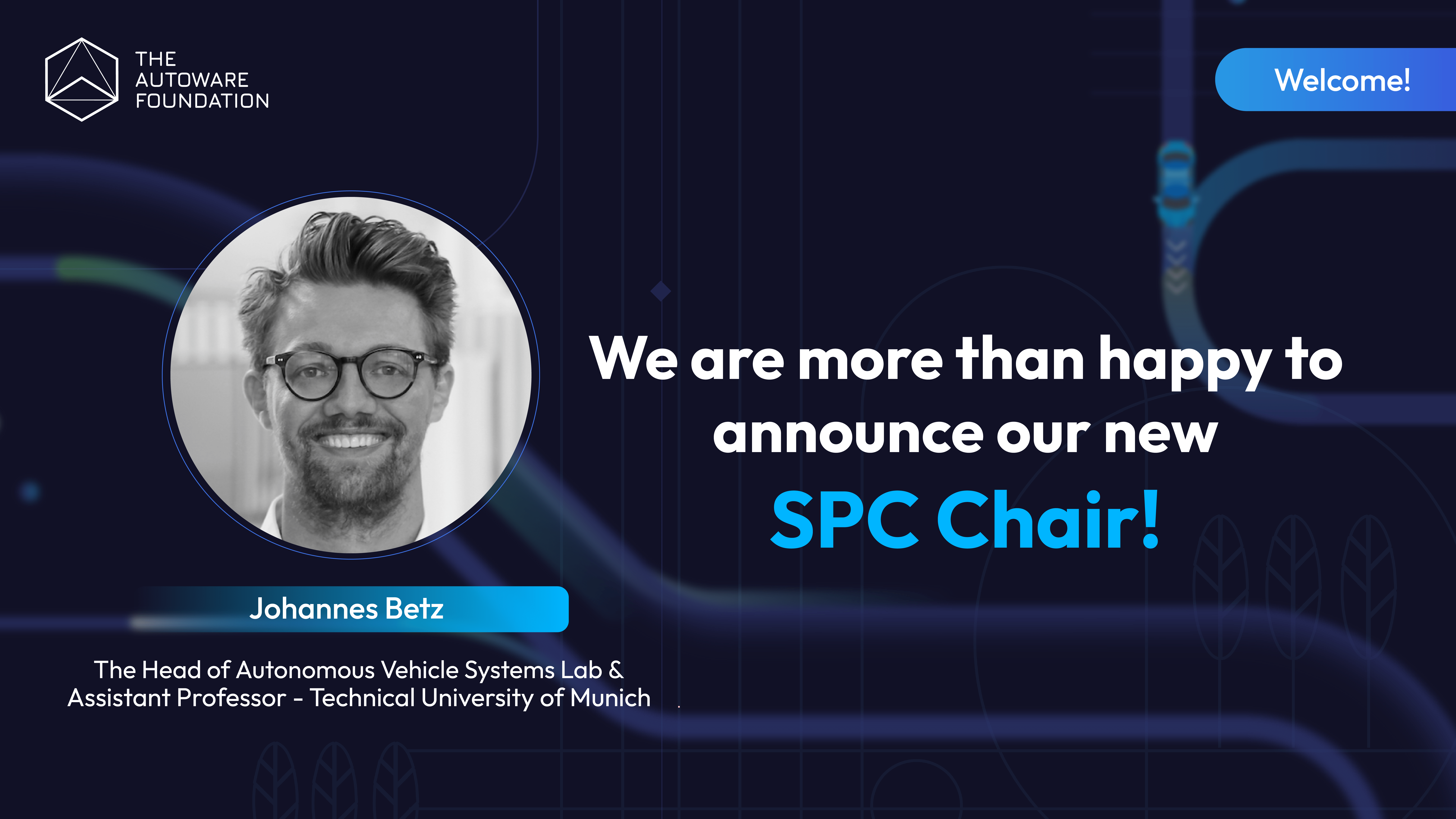 Welcome to the new Chair of the Strategic Planning Committee!