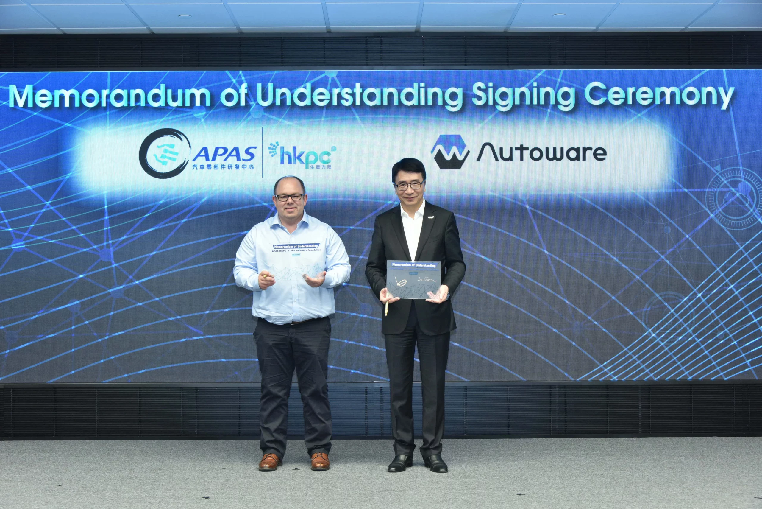 Autoware Foundation and Hong Kong Productivity Council agreed to strengthen partnership