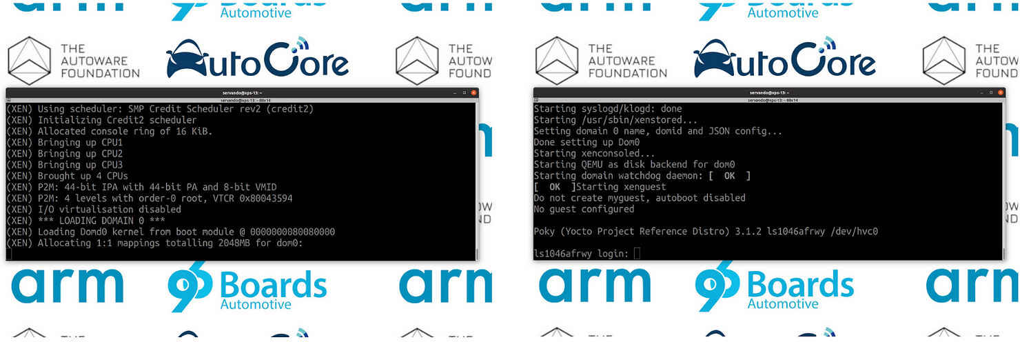 arm-autonomy on Autocore’s PCU bring up